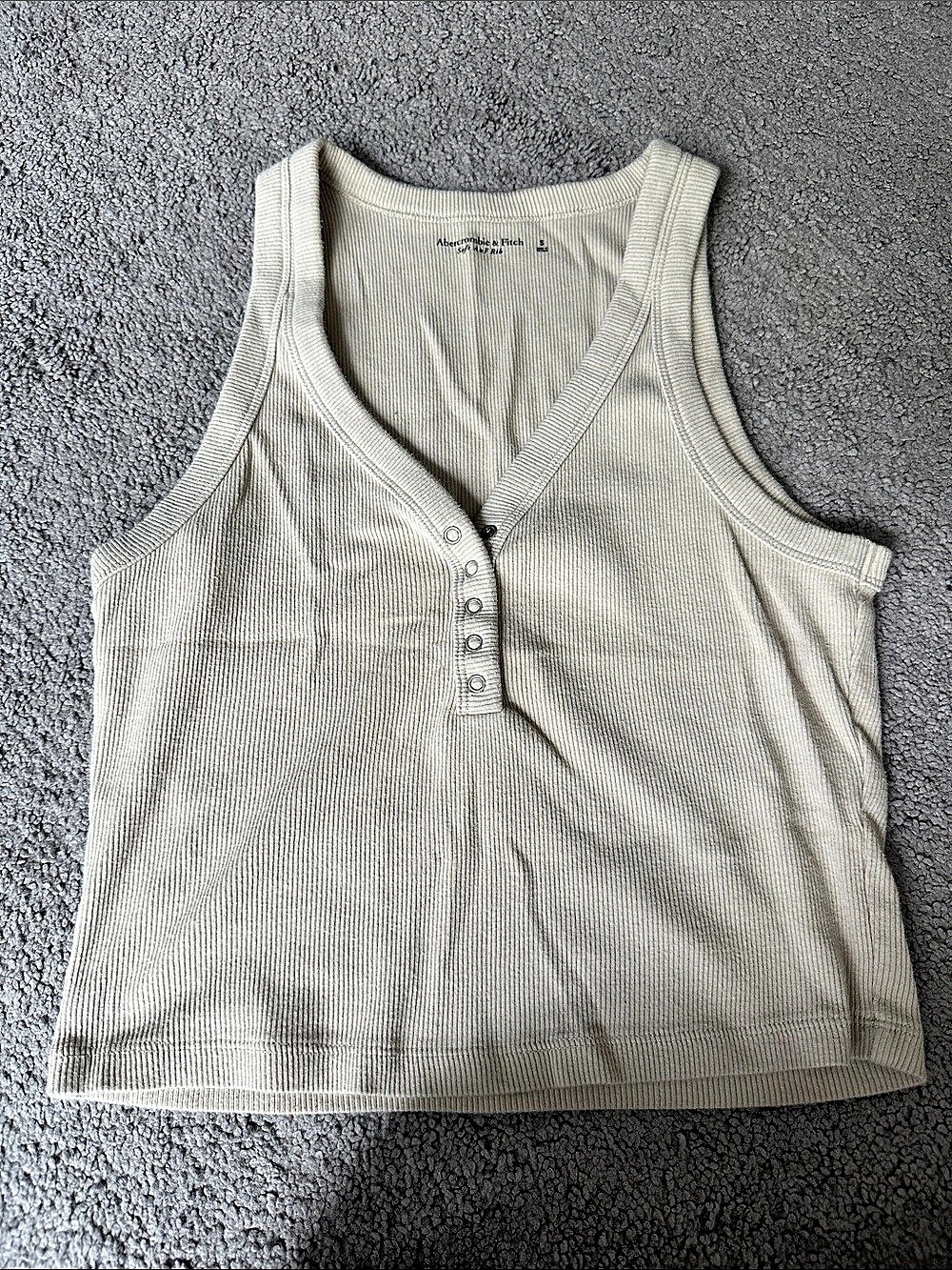 SMALL Abercrombie & Fitch Henley Tank